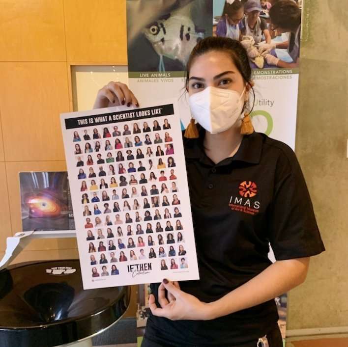 Claudia IF THEN poster IF THEN Collection - Women in STEM poster