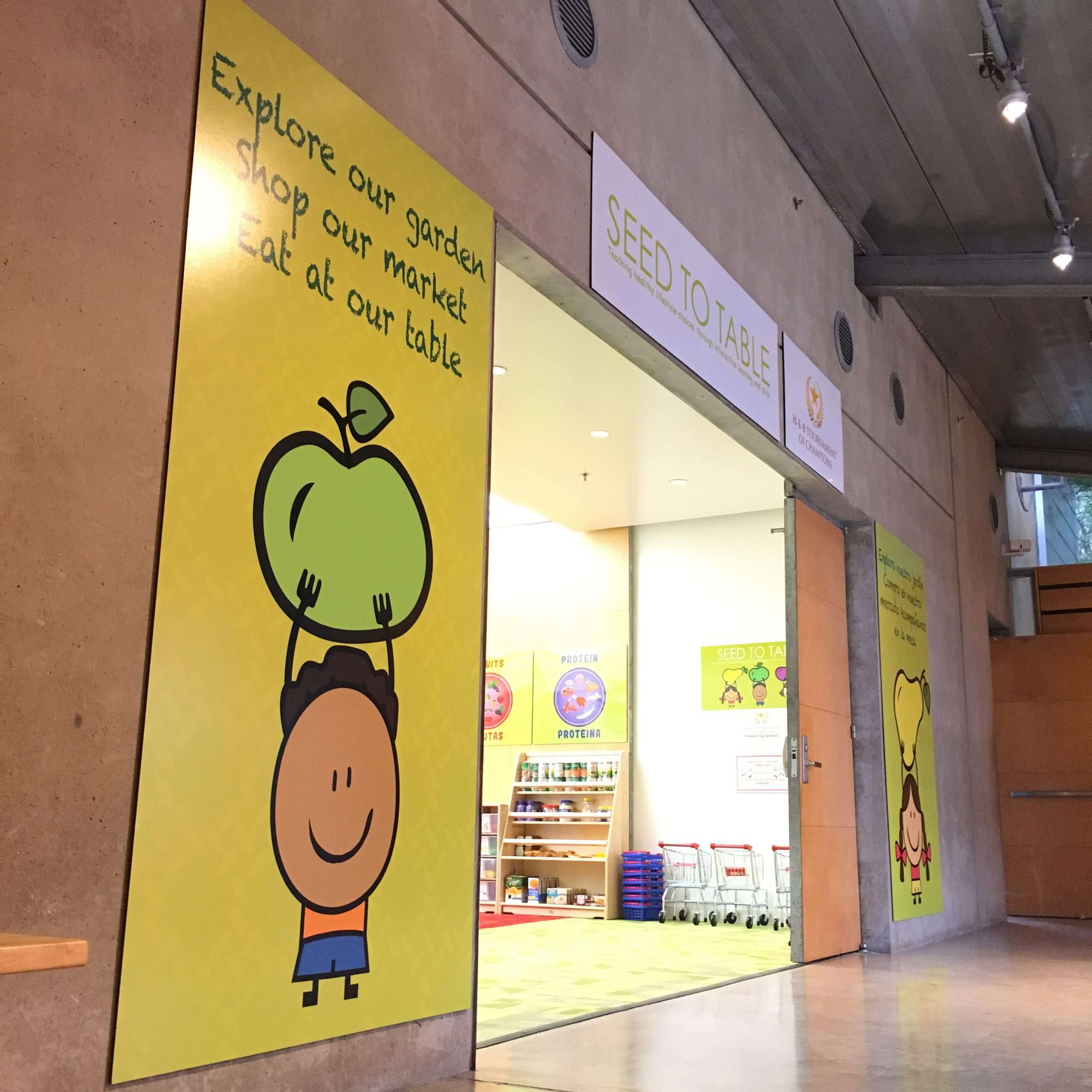 Seed to Table Exhibit for Kids at IMAS McAllen