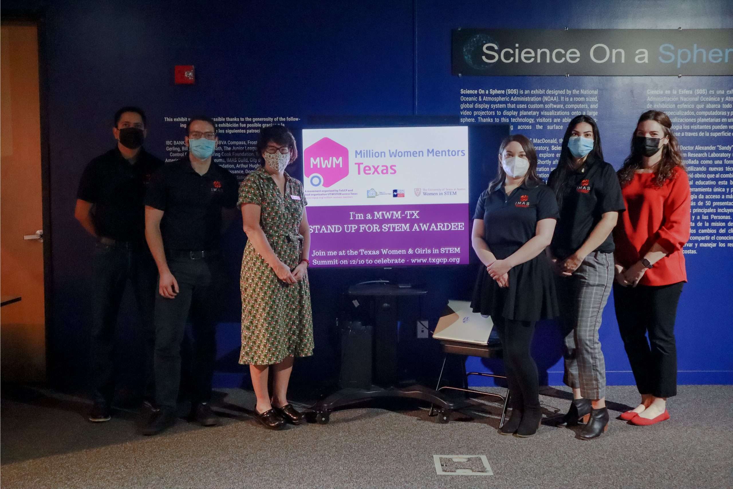 Million Women Mntors Texas Stand Up for STEM Educational Organization Award