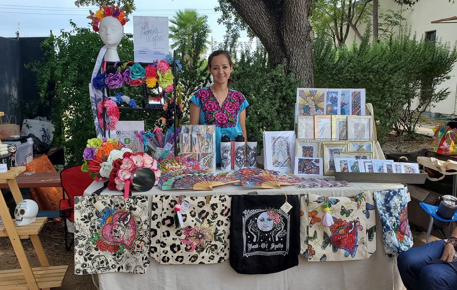 Vendor in Market
